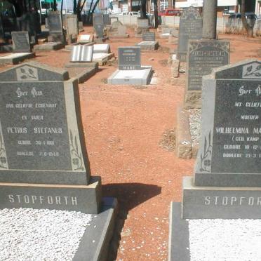 STOPFORTH Petrus Stefanus 1901-1946 &amp; Wilhelmina Maartje KAMP 1900-1978
