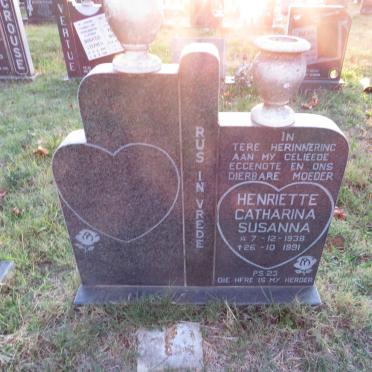 ? Henriette Catharina Susanna 1938-1991