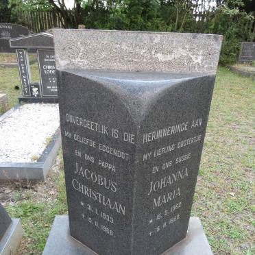 ? Jacobus Christiaan 1933-1968 :: ? Johanna Maria 1962-1968