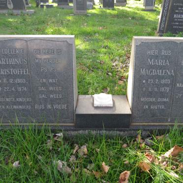 ? Marthinus Christoffel 1903-1974 &amp; Maria Magdalena 1903-1979