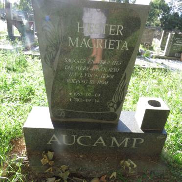 AUCAMP Hester Magrieta 1957-2001