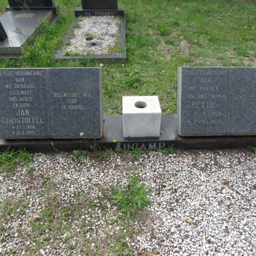 AUCAMP Jan Christoffel 1896-1975 &amp; Bettie 1904-1977