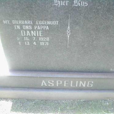 ASPELING Danie 1928-1971