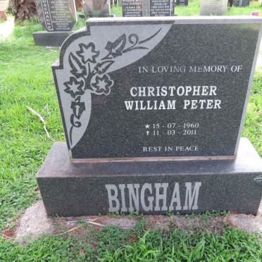 BINGHAM Christopher William Peter 1960-2011