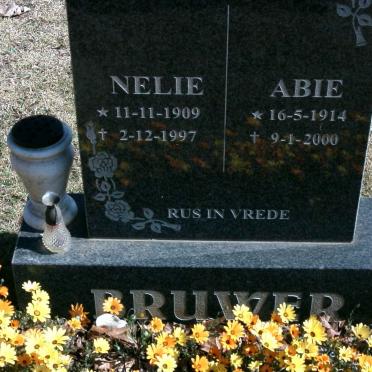 BRUWER Abie 1914-2000 &amp; Nelie 1909-1997