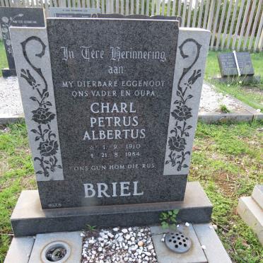 BRIEL Charl Petrus Albertus 1910-1984
