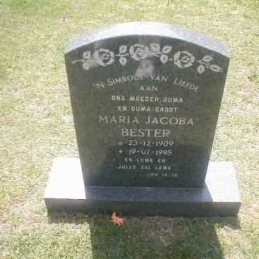 BESTER Maria Jacoba 1909-1995