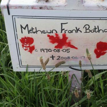BOTHA Metheun Frank 1970-2008