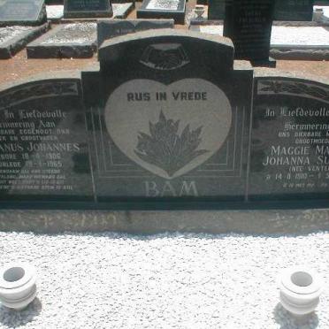 BAM Stephanus J. 1906-1965 &amp; Maggie Martha J.S. VENTER 1910-1991