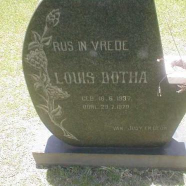 BOTHA Louis 1937-1970