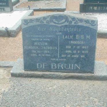 BRUIN Willem Hendrik J., de 1904-1961 &amp; Lalie E.S.M. 1907-1975