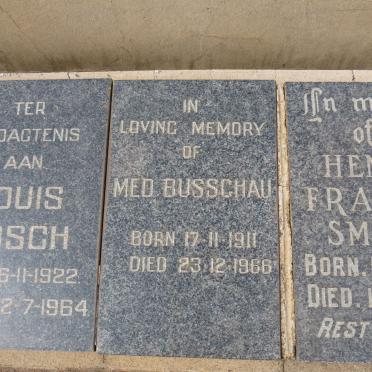 BUSSCHAU Med 1911-1966