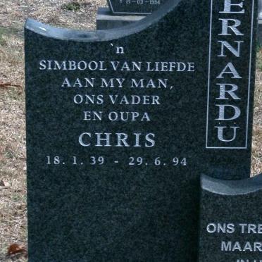 BERNARDÜ Chris 1939-1994