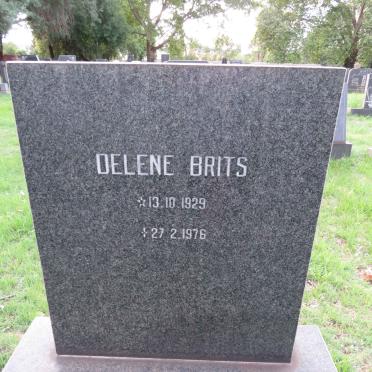BRITS Delene 1929-1976
