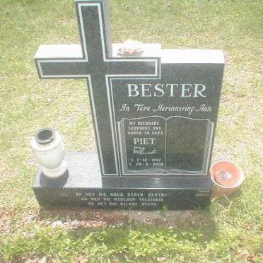 BESTER Piet 1957-2000