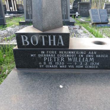 BOTHA Pieter William 1930-1974