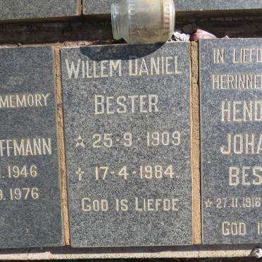 BESTER Willem Daniel 1909-1984