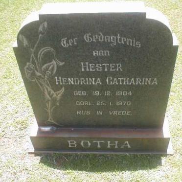 BOTHA Hester Hendrina Catharina 1904-1970