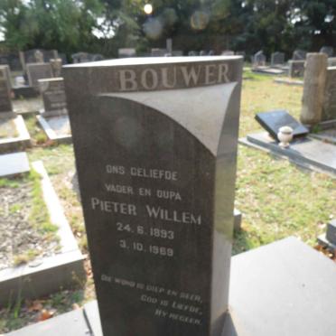 BOUWER Pieter Willem 1893-1969