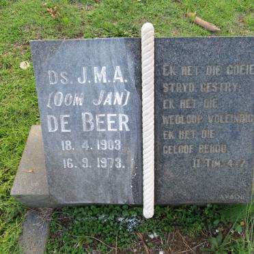 BEER J.M.A., de 1903-1970
