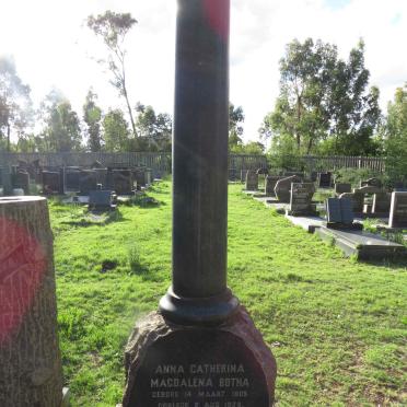 BOTHA Anna Catherina Magdalena 1905-1928