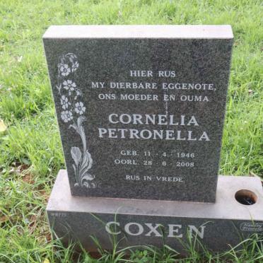 COXEN Cornelia Petronella 1946-2008