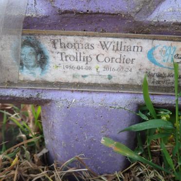 CORDIER Thomas William Trollip 1956-2016