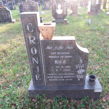 CRONJE Malie 1918-2005