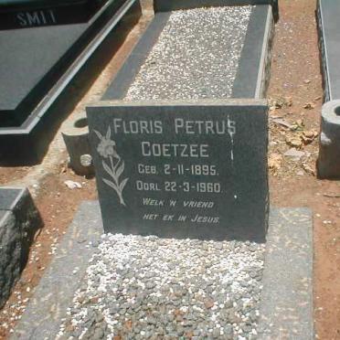COETZEE Floris Petrus 1895-1960