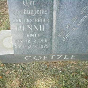 COETZEE Hennie 1910-1972