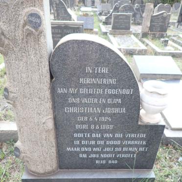 COETZEE Christiaan Joshua 1924-1969