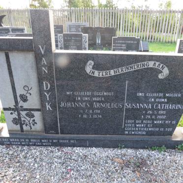 DYK Johannes Arnoldus, van 1911-1974 &amp; Susanna Catharina 1919-2002
