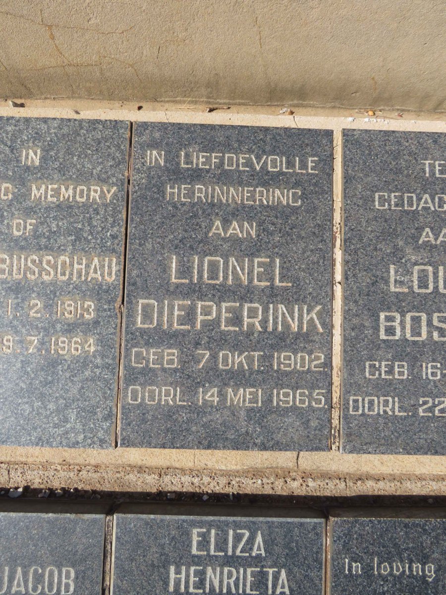 DIEPERINK Lionel 1902-1965