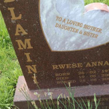 DLAMINI Rwese Annah 1970-2008