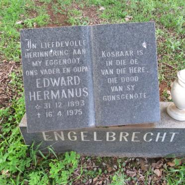 ENGELBRECHT Edward Hermanus 1893-1975