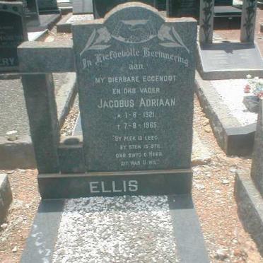 ELLIS Jacobus Adriaan 1921-1965