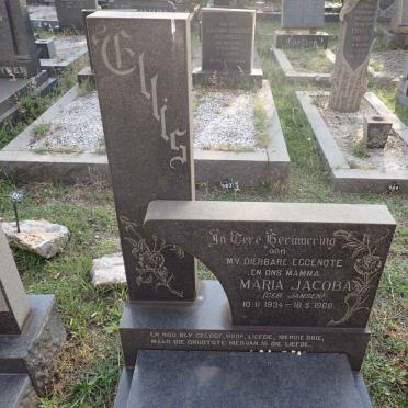 ELLIS Maria Jacoba nee JANSEN 1934-1968