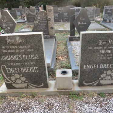ENGELBRECHT Johannes Petrus 1917-1972 &amp; Rienie 1925-1981