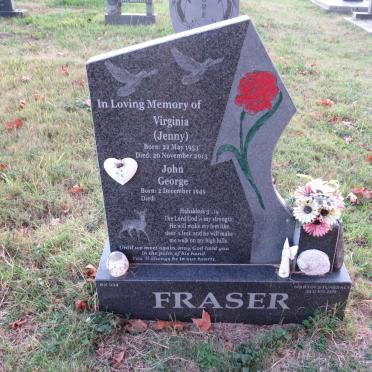FRASER John George 1949- &amp; Virginia 1953-2013