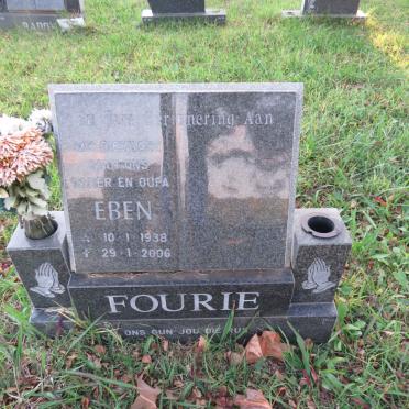 FOURIE Eben 1938-2006