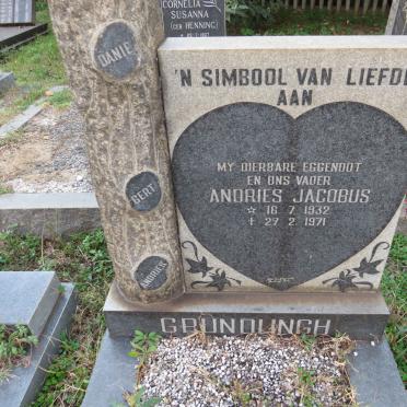 GRUNDLINGH Andries Jacobus 1932-1971 