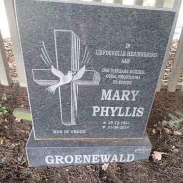 GROENEWALD Mary Phyllis 1931-2014