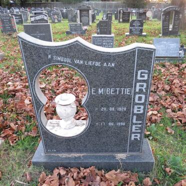 GROBLER E.M. 1928-1998