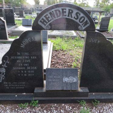 HENDERSON Morgan 1938-1977