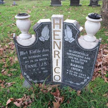 HENRICO J.S.1941-1996 & M.S.B. 1941-2017