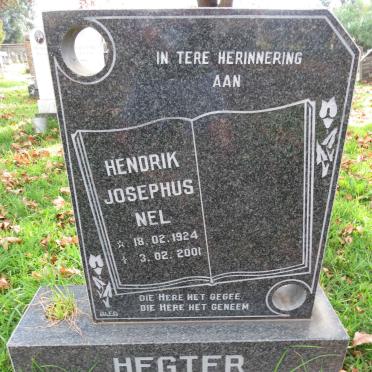 HEGTER Hendrik Josephus Nel 1924-2001