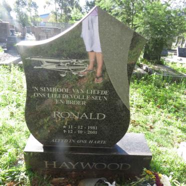 HAYWOOD Ronald 1981-2001