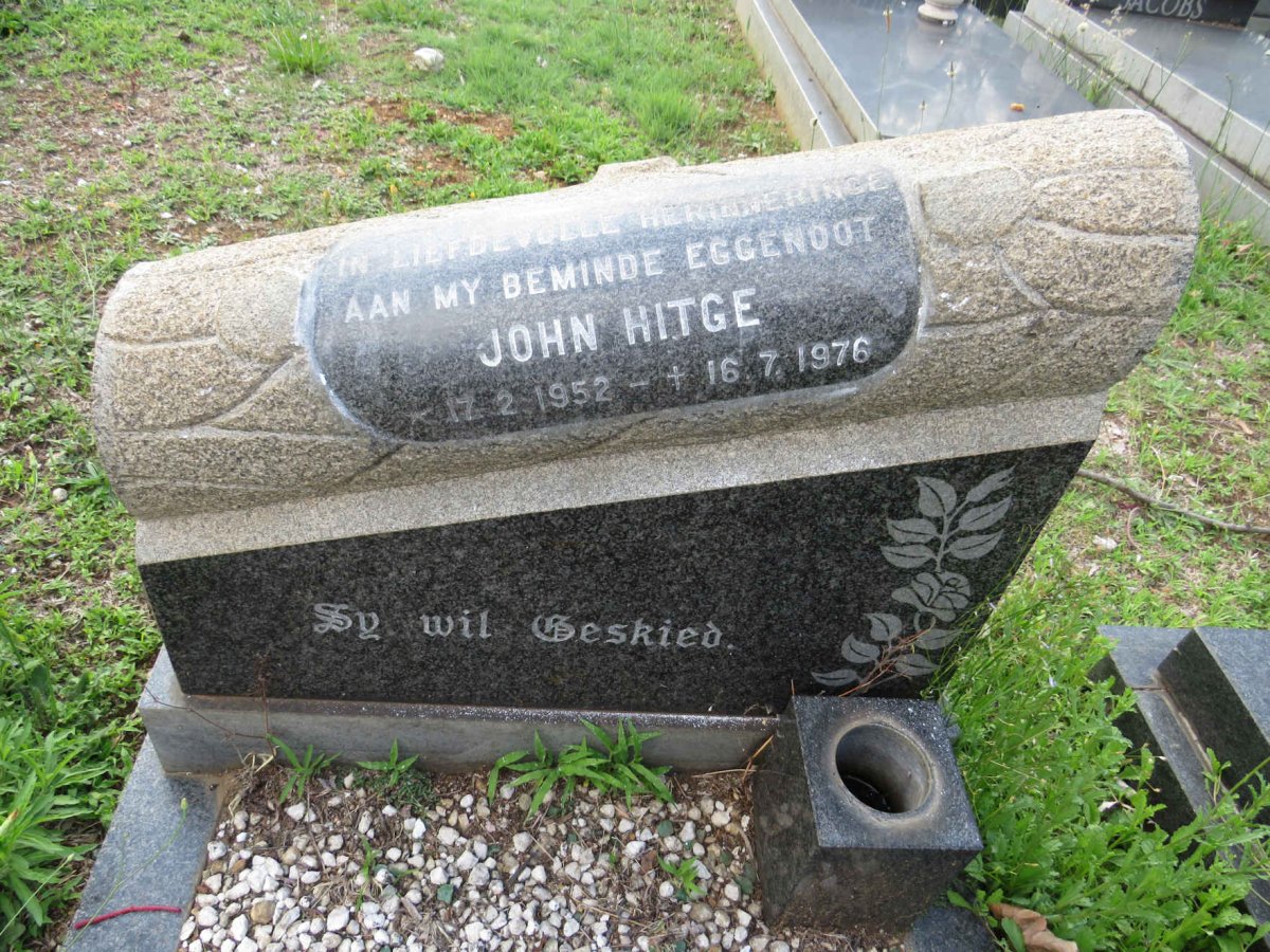 HITGE John 1952-1976