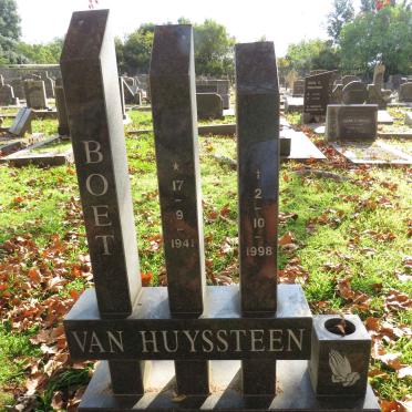 HUYSSTEEN Boet, van 1941-1998