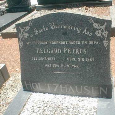 HOLTZHAUSEN Helgard Petrus 1877-1964